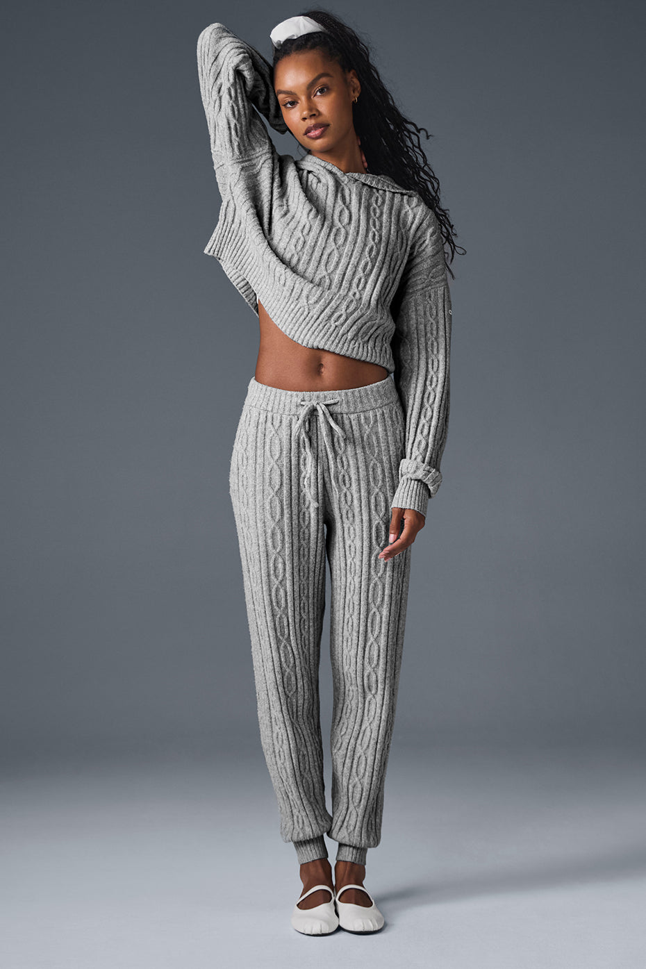 Moletom Winter Bliss Tricotado – Cinza Mescla