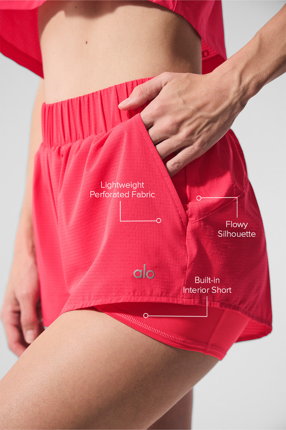 Short Sport Star – Vermelho Candy