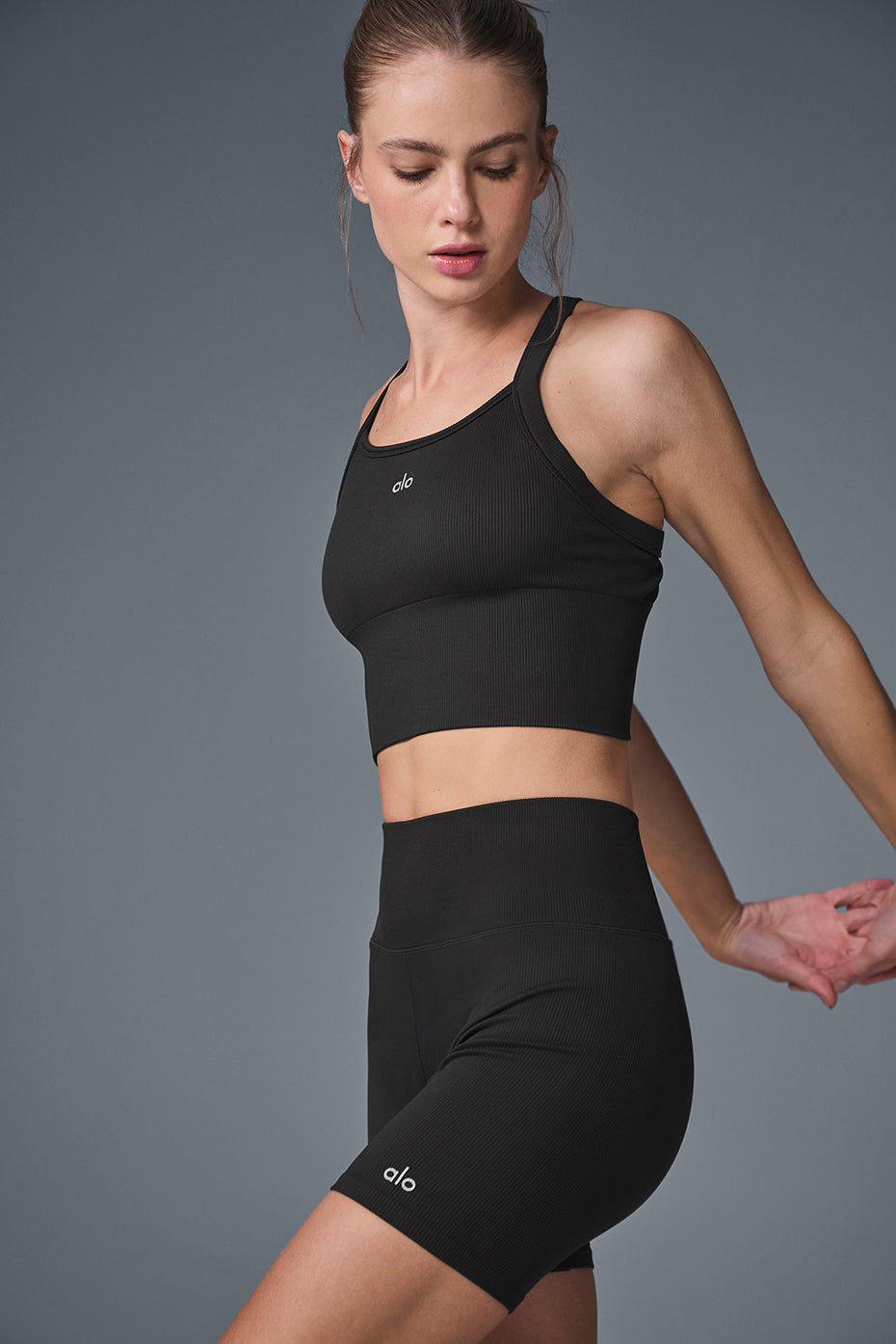 Conjunto Seamless Ribbed Favorite – Preto
