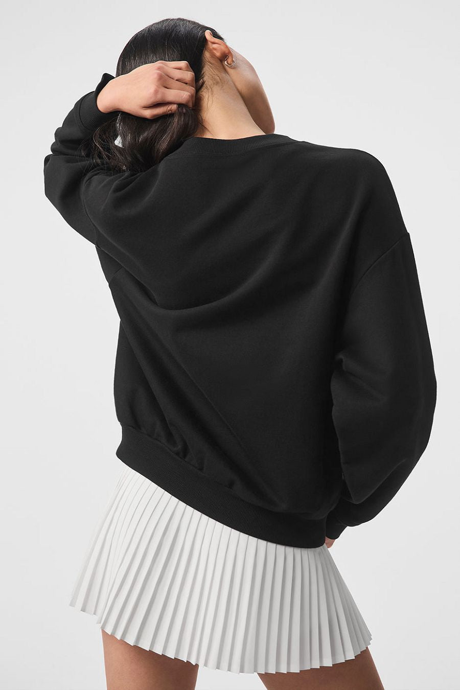 ALO Alo Yoga Accolade Crew Neck Pullover Pretas