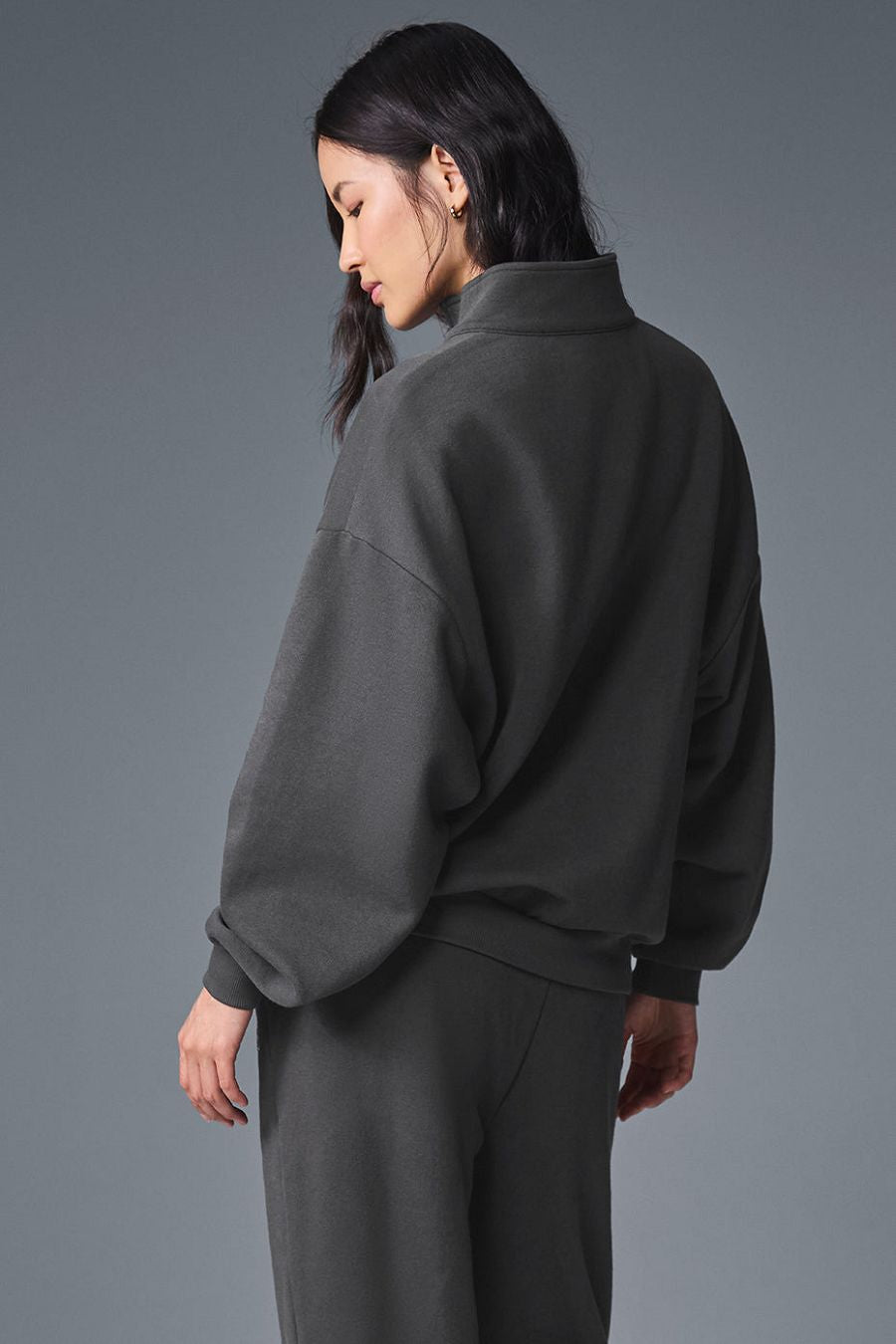 ALO | Alo Yoga Accolade 1/4 Zip Pullover Cinzentas