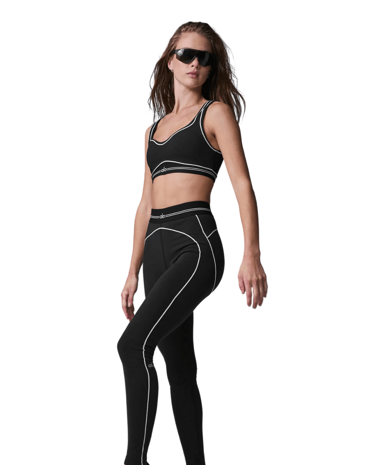 Top Alo Yoga Airbrush Heart Throb