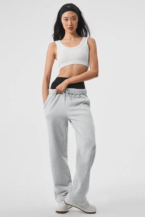 Calça Jogging Accolade Straight Leg – Cinza Mescla
