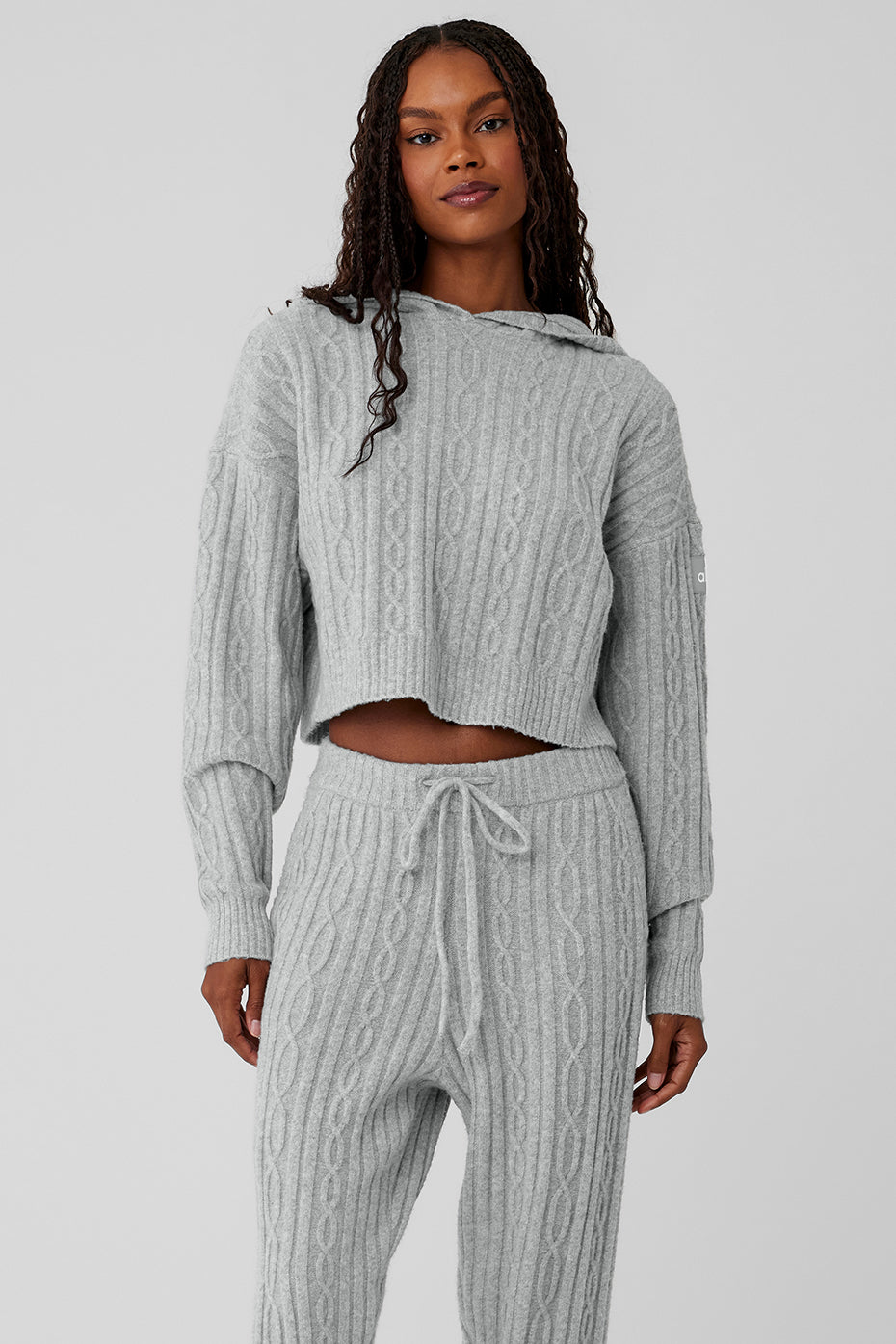 Moletom Winter Bliss Tricotado – Cinza Mescla