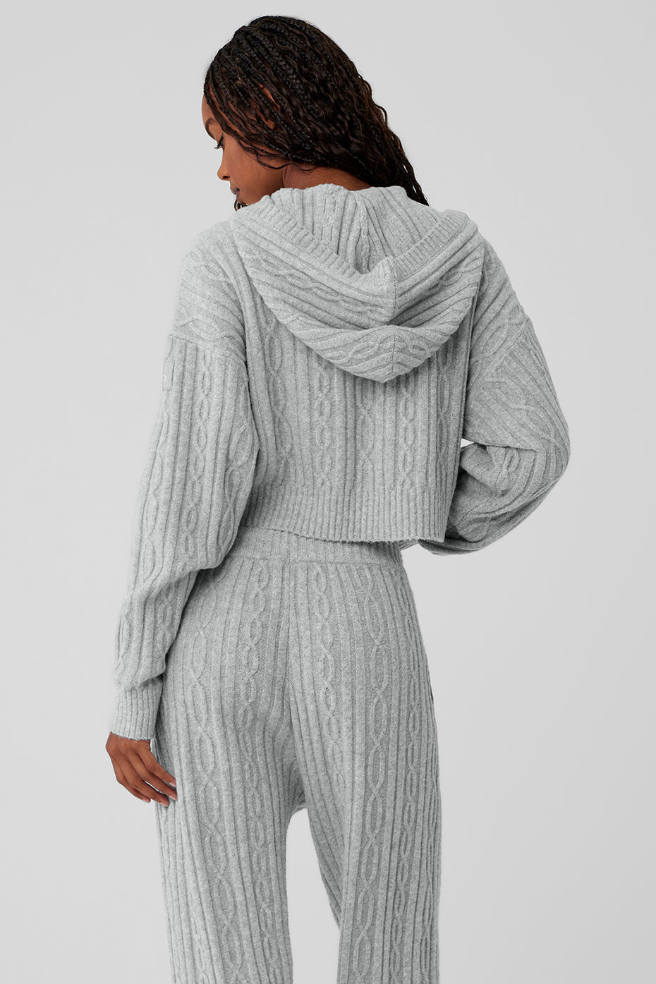 Moletom Winter Bliss Tricotado – Cinza Mescla