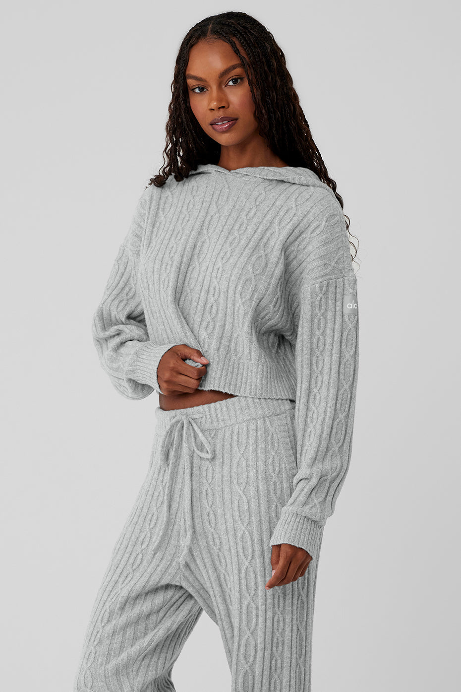 Moletom Winter Bliss Tricotado – Cinza Mescla