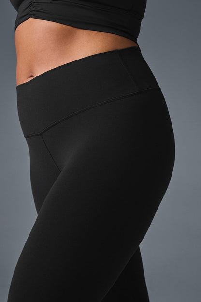Legging Cintura Alta 7/8 Airbrush – Preto