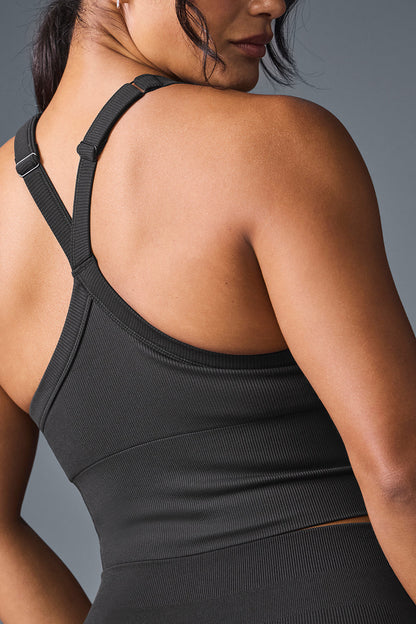 Conjunto Seamless Ribbed Favorite – Preto