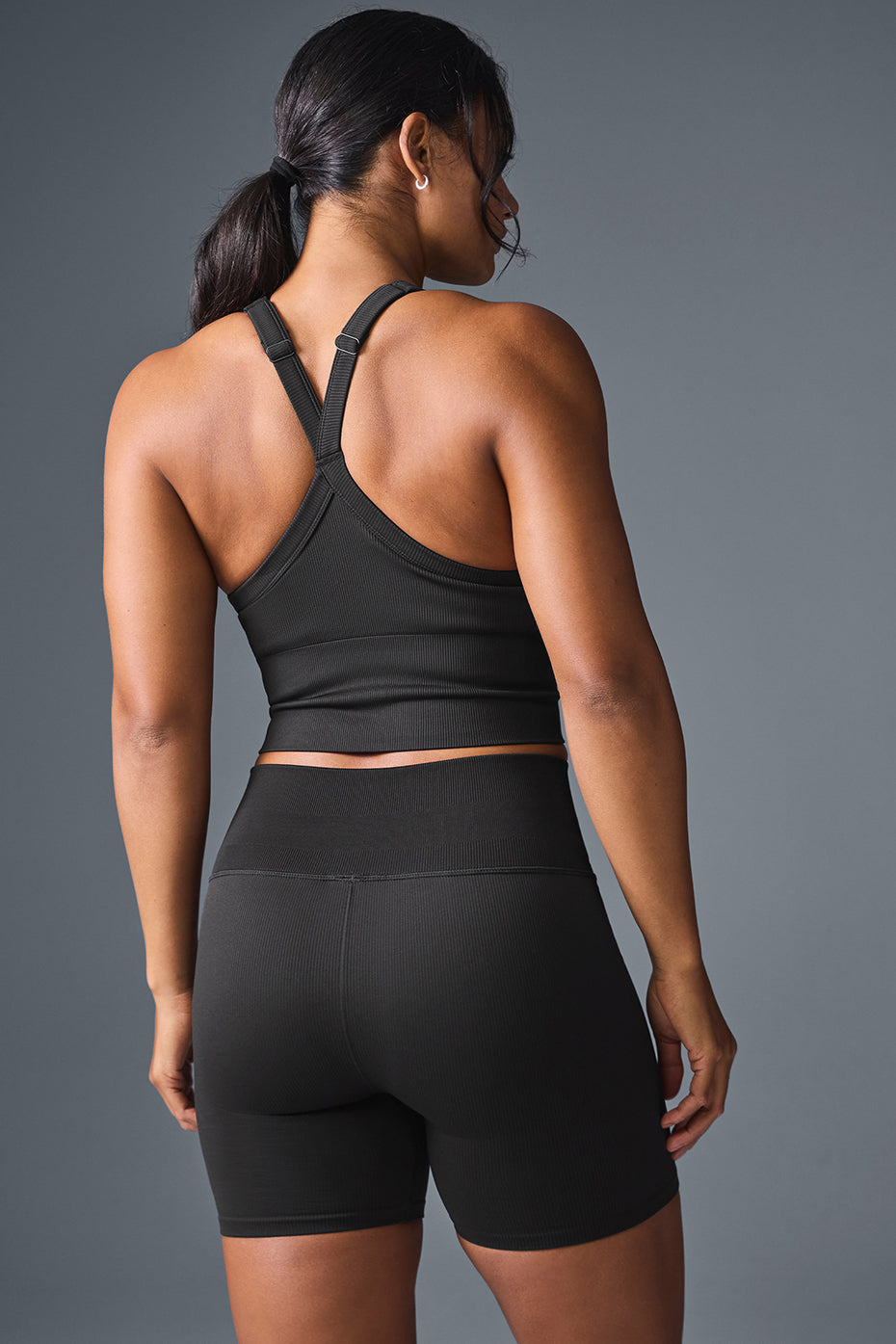 Conjunto Seamless Ribbed Favorite – Preto