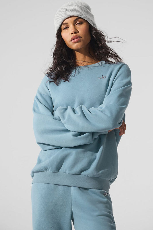 ALO Alo Yoga Accolade Crew Neck Pullover Azuis