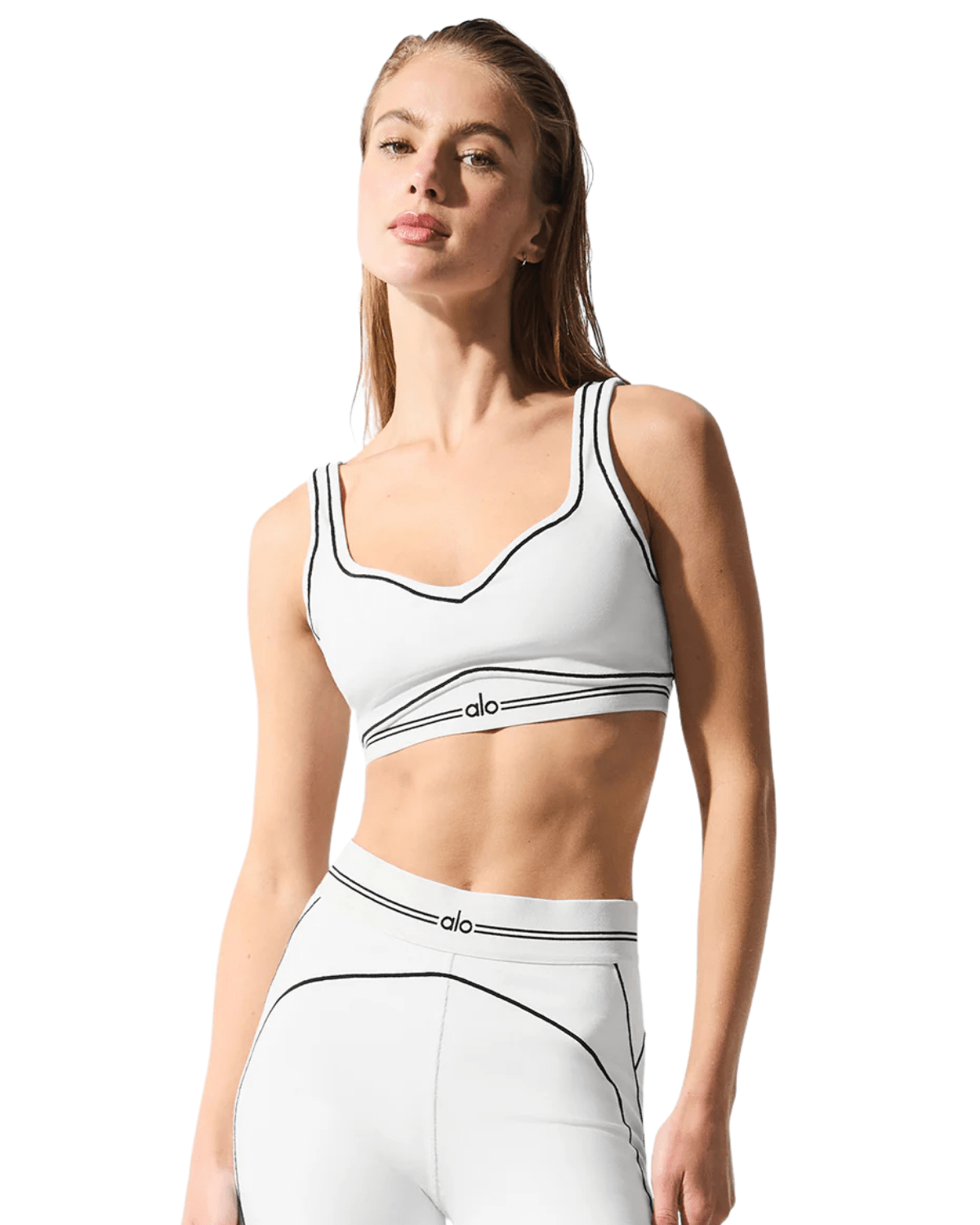 Top Alo Yoga Airbrush Heart Throb