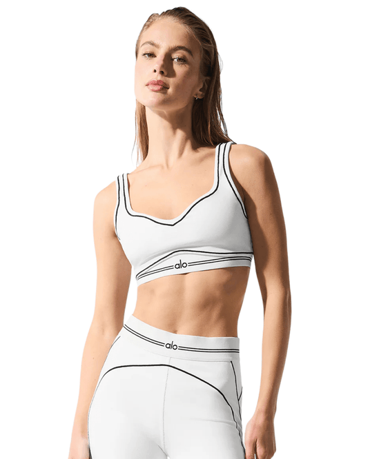 Top Alo Yoga Airbrush Heart Throb